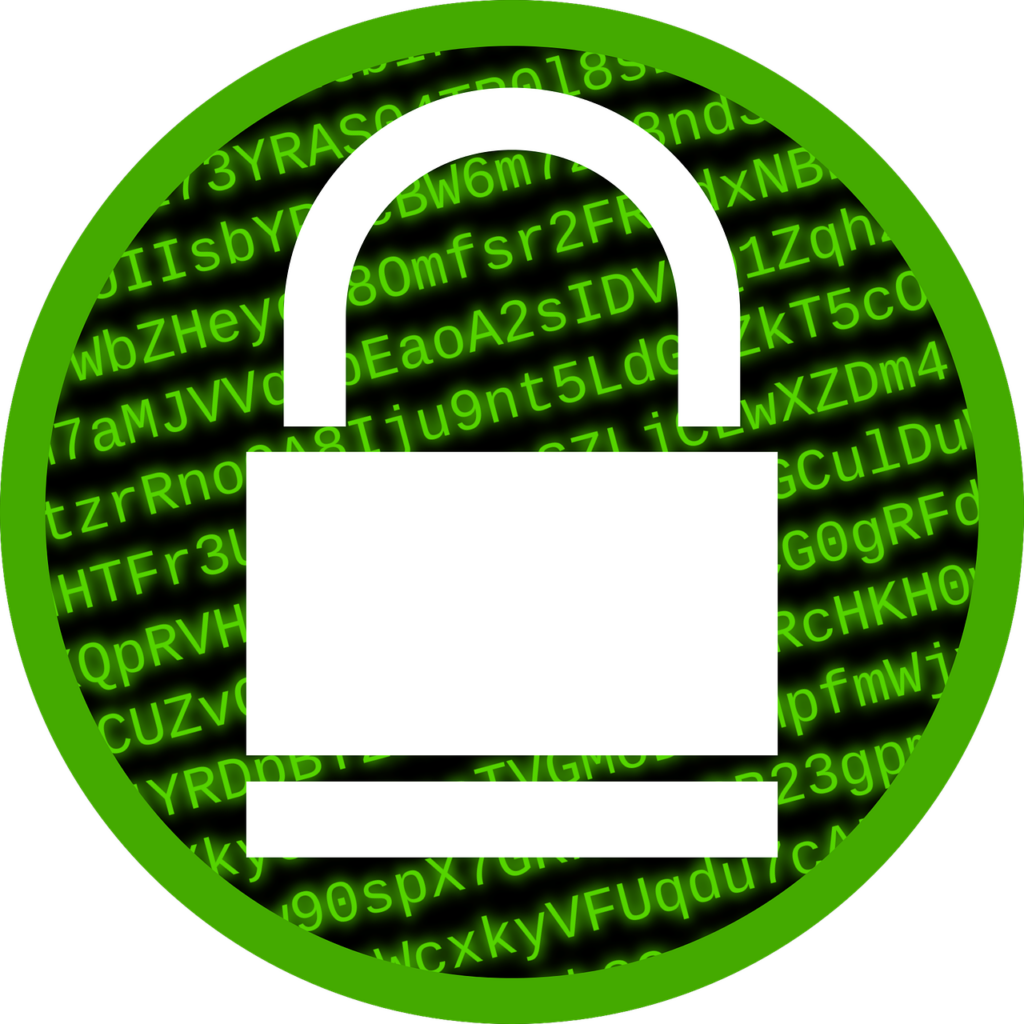 Free computer encrypt encryption vector